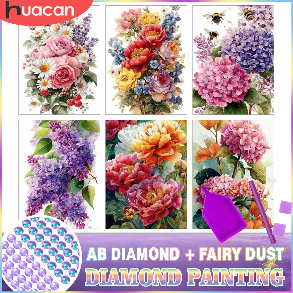 HUACAN Diamond Painting Kit Fl - Resin Art For Rose incelemesi ve fiyatı