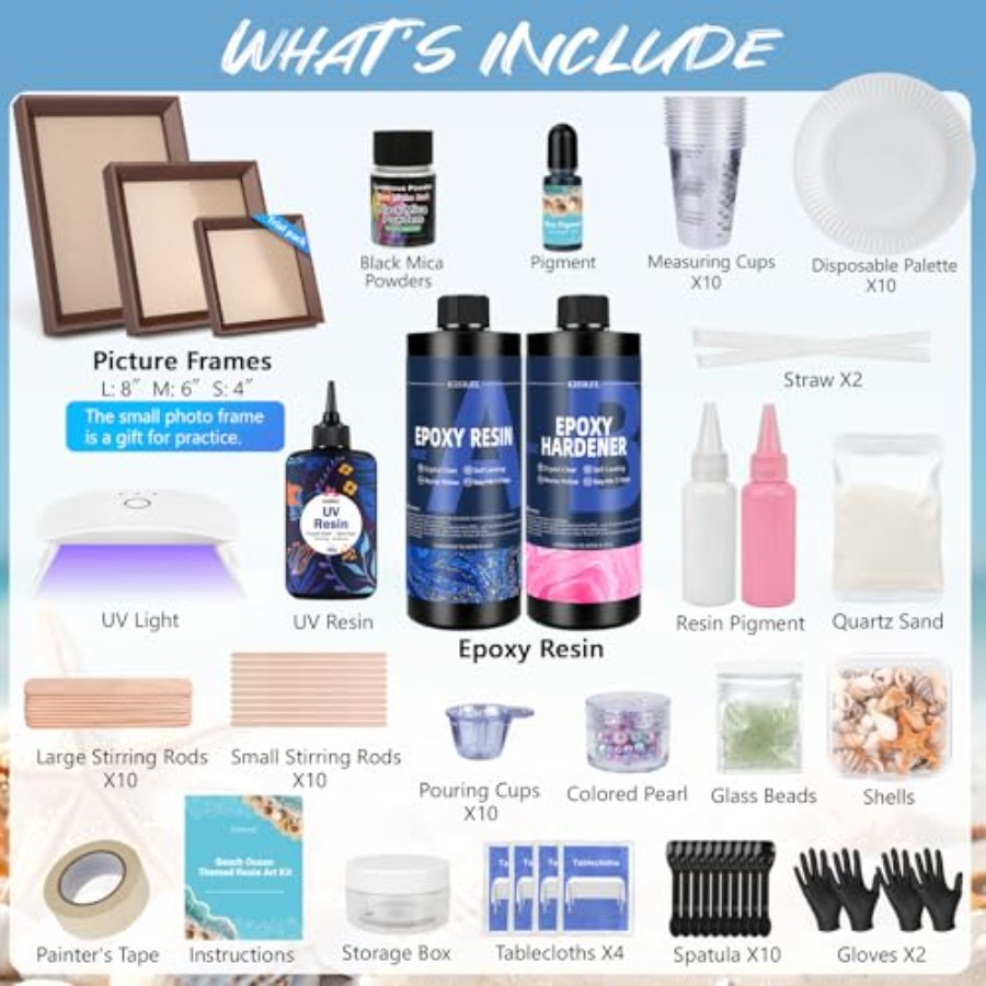KISREL Ocean Resin Art Kit Cle - Resin Art Tutorial incelemesi ve fiyatı