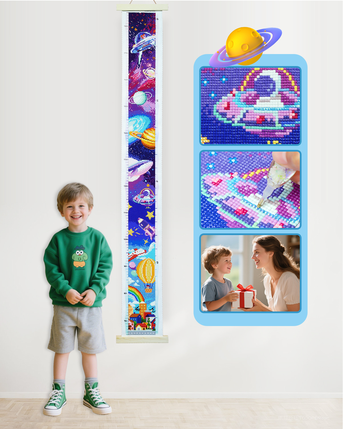 ForeverYoung DIY Growth Chart  - Resin Art On Wall incelemesi ve fiyatı