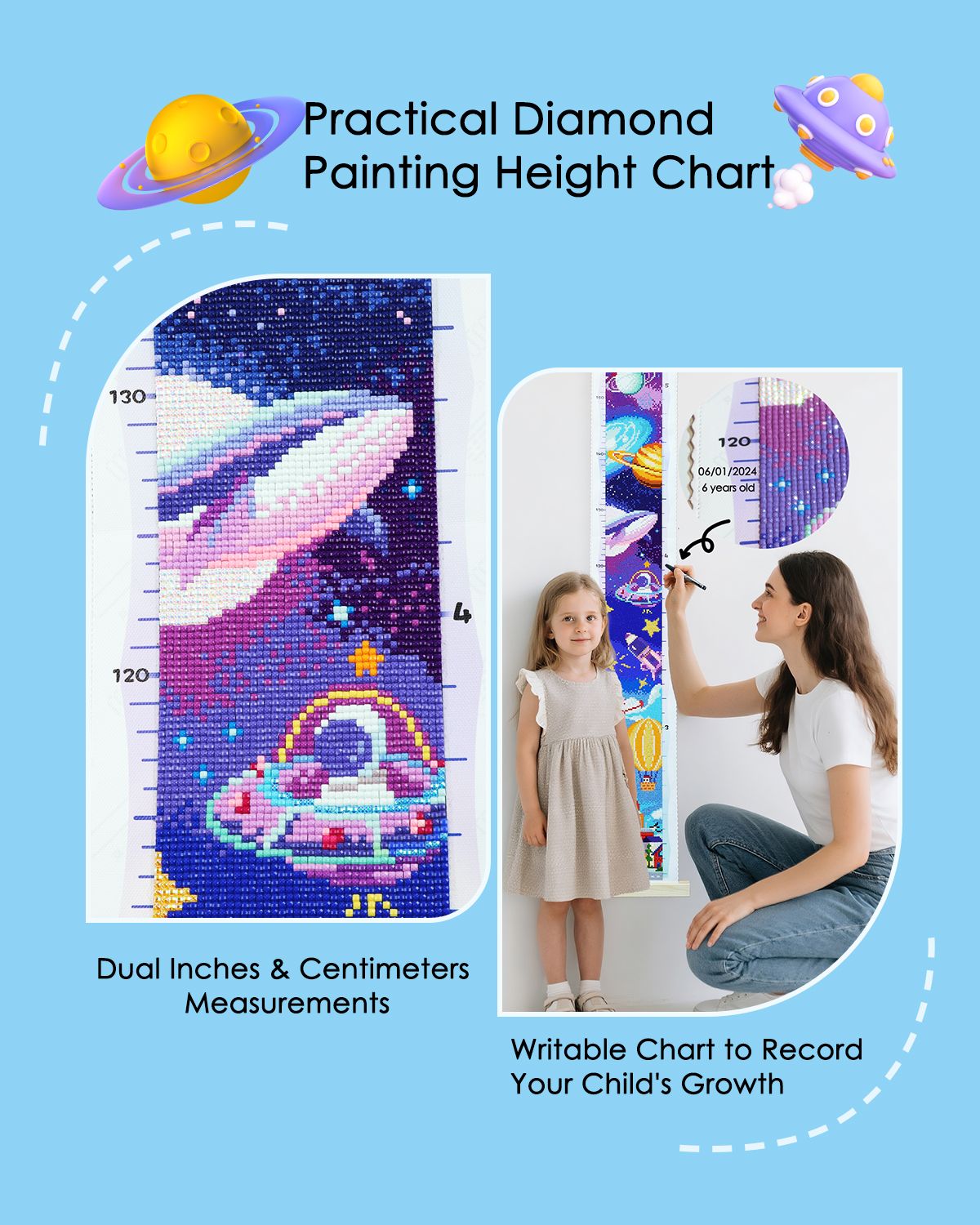ForeverYoung DIY Growth Chart  - Resin Art On Wall incelemesi ve fiyatı