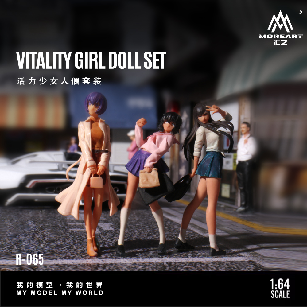 More Art 1:64 Dynamic Girl Dol - Resin Art Decor incelemesi ve fiyatı