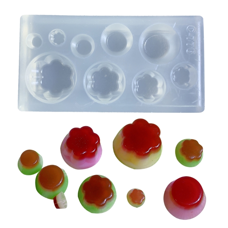 Cute Pudding Shape Silicone Mo - Resin Art Tool Kit incelemesi ve fiyatı