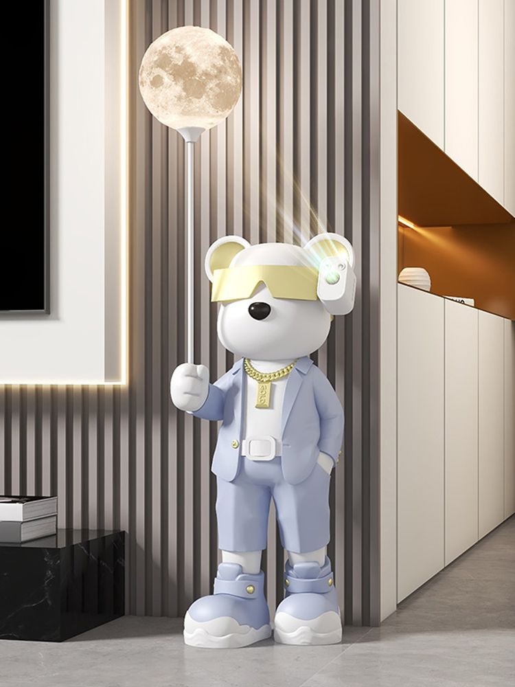 Home Decor Luminous Bear Statu - Resin Art Floor incelemesi ve fiyatı