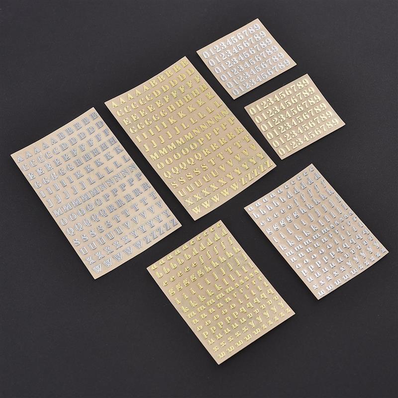 3/4.5/7/9mm Metal Color Sticke - Resin Art Alphabet incelemesi ve fiyatı