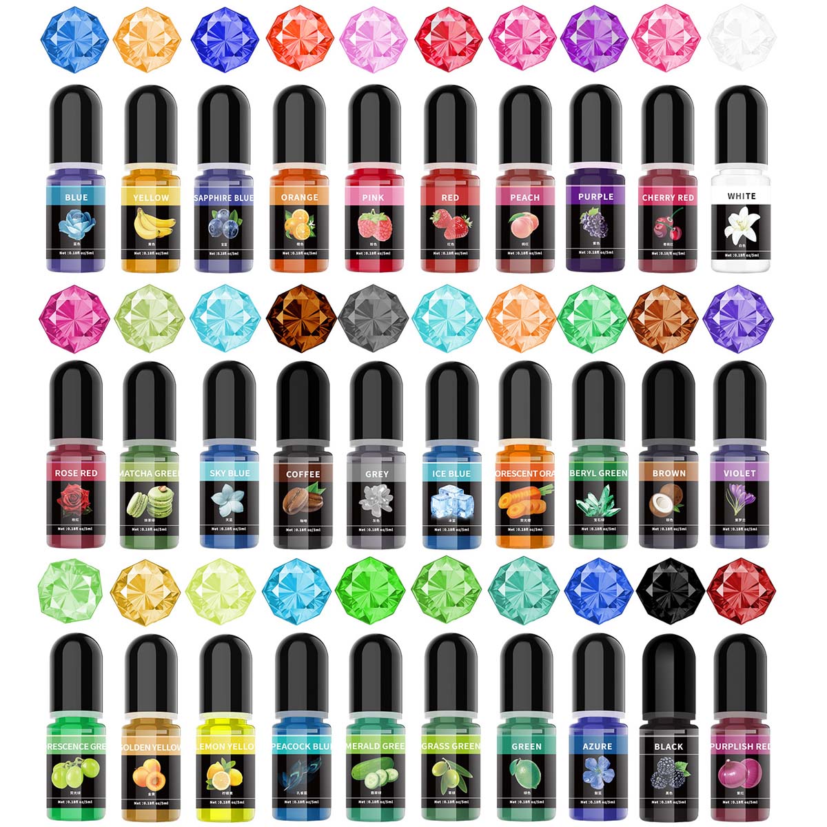 5ml/Bottle Epoxy Resin Pigment - Resin Dye Opaque incelemesi ve fiyatı