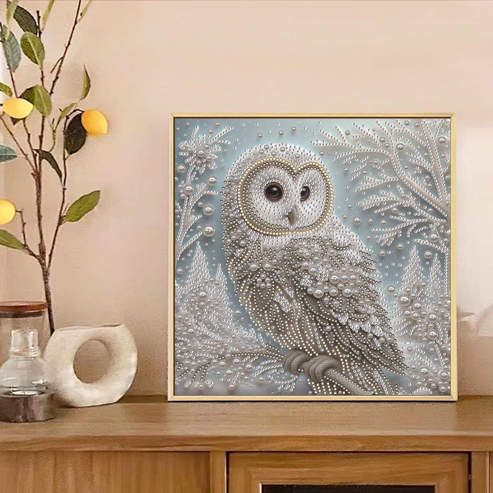 Owl Special Shaped 5D DIY Part - Resin Art On Wall incelemesi ve fiyatı