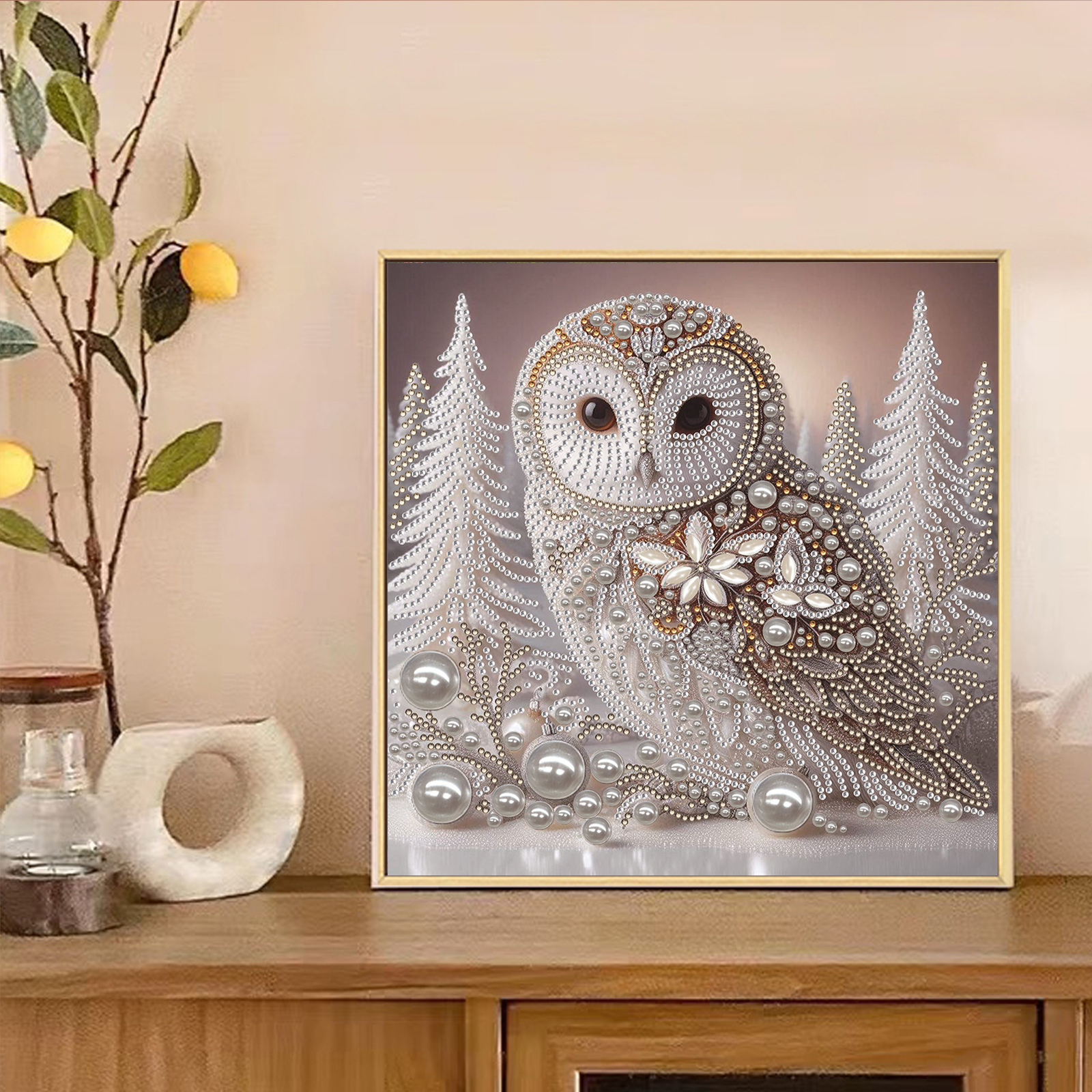 Owl Special Shaped 5D DIY Part - Resin Art On Wall incelemesi ve fiyatı