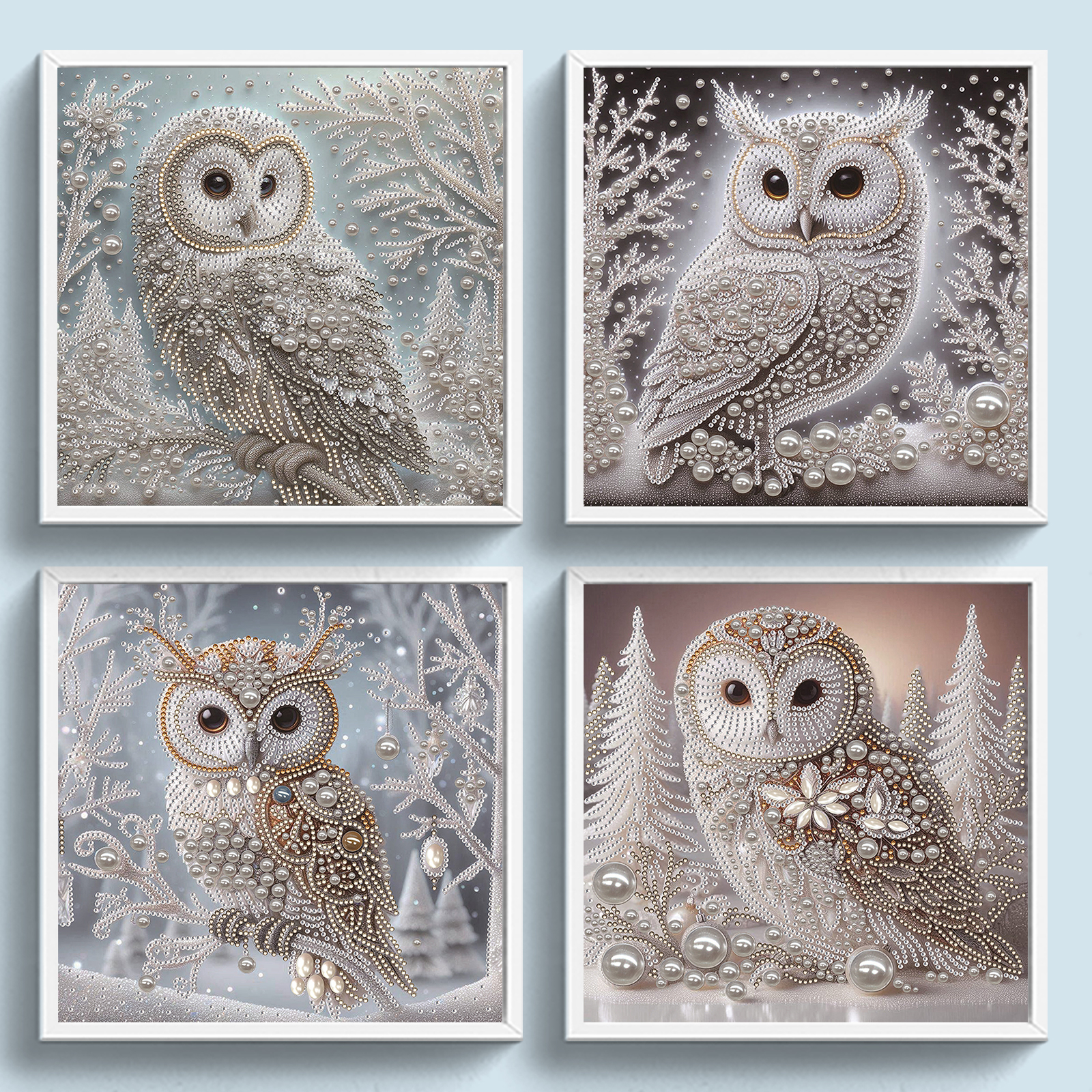 Owl Special Shaped 5D DIY Part - Resin Art On Wall incelemesi ve fiyatı