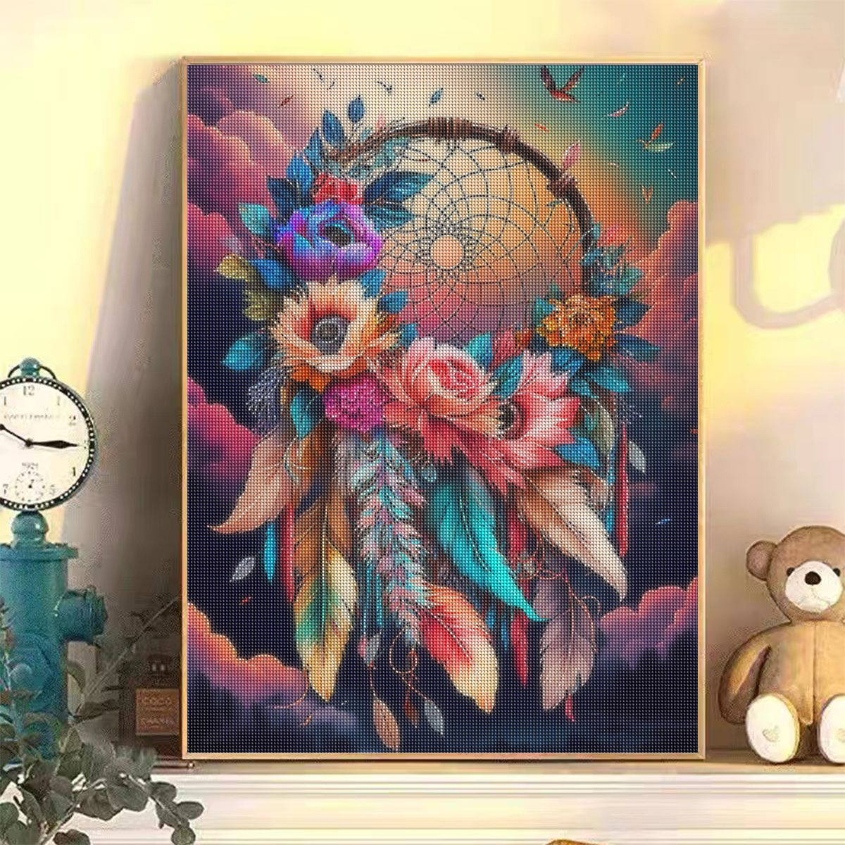 Frameless, Diamond Painting Dr - Resin Art Of Flowers incelemesi ve fiyatı
