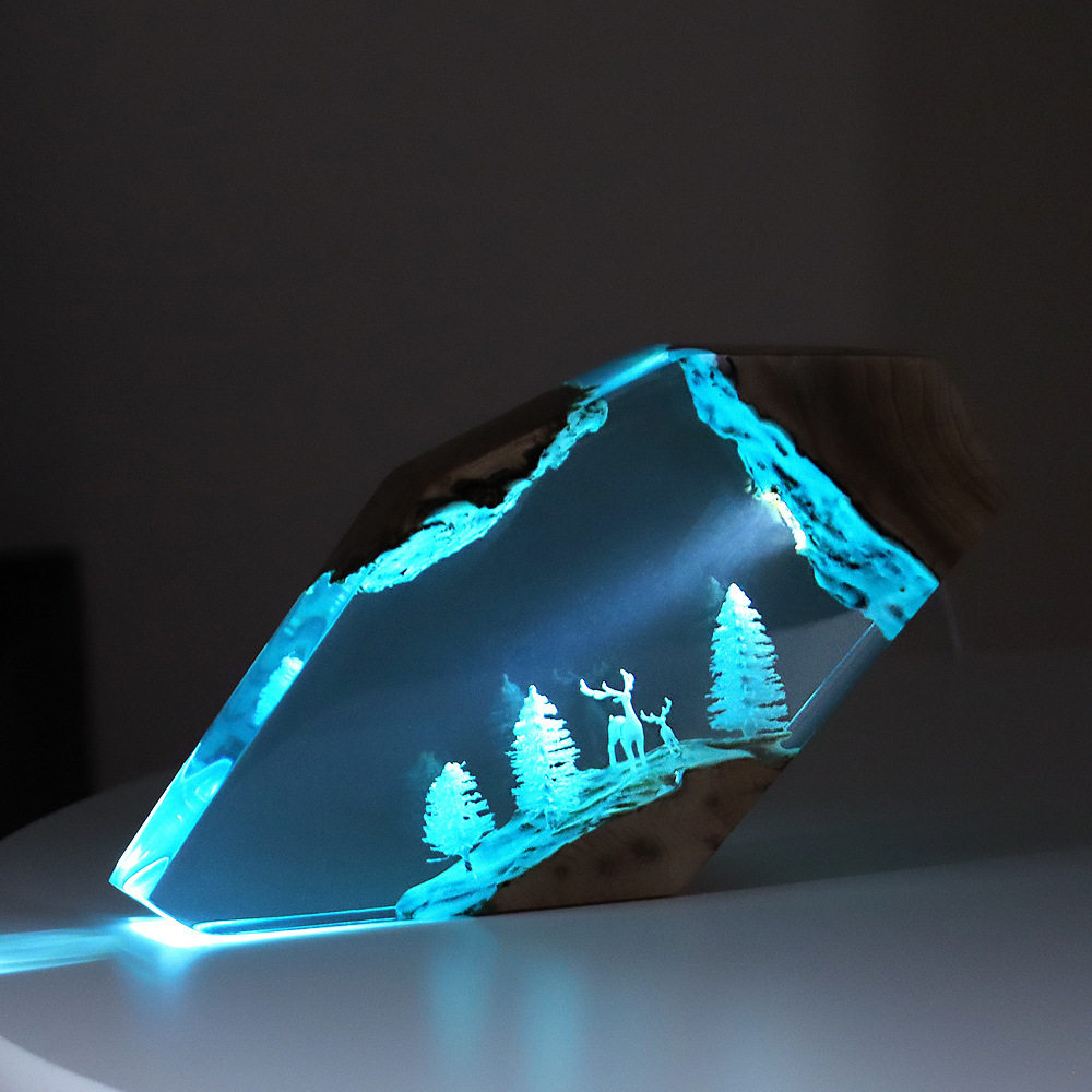 Forest Fairy Deer Desktop Art  - Resin Art Decor incelemesi ve fiyatı