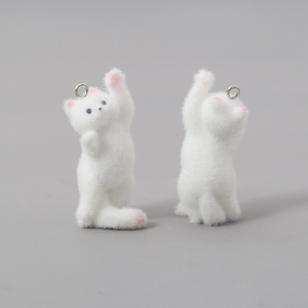 2pcs Flocking Little Cat Resin - Resin Art Notes incelemesi ve fiyatı