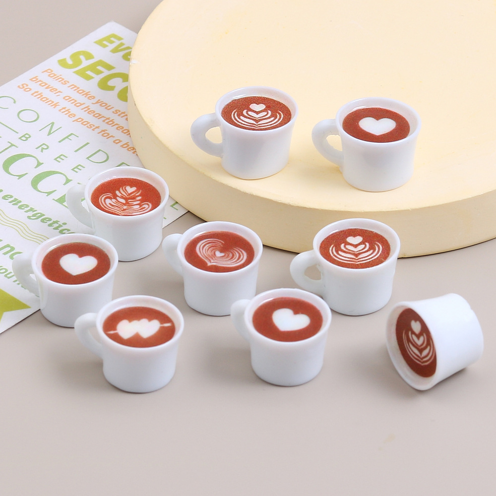 10pcs Love Heart Coffee Cup Re - Resin Art Notes incelemesi ve fiyatı