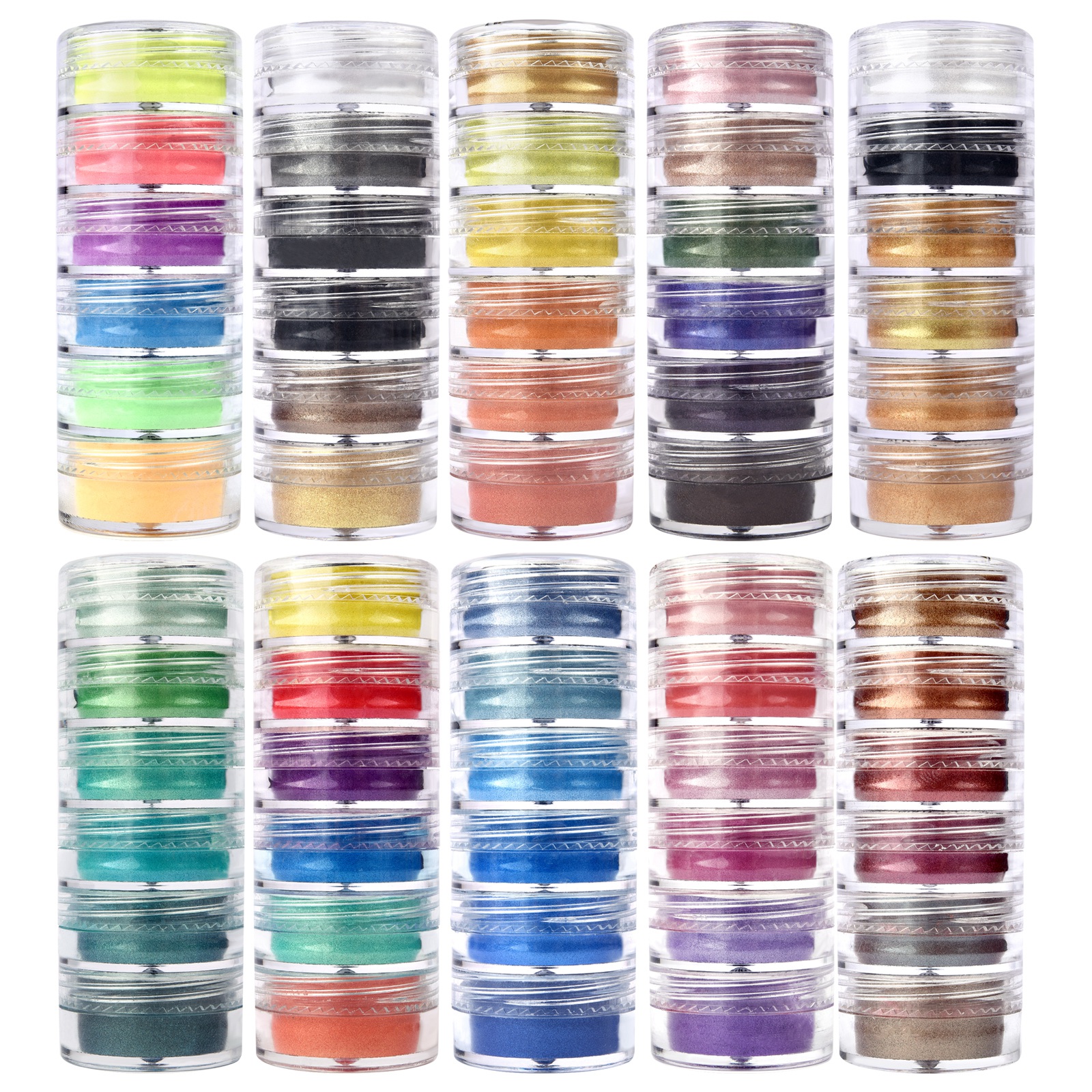 6 Colors/Set Pearlescent Powde - Resin Dye Opaque incelemesi ve fiyatı