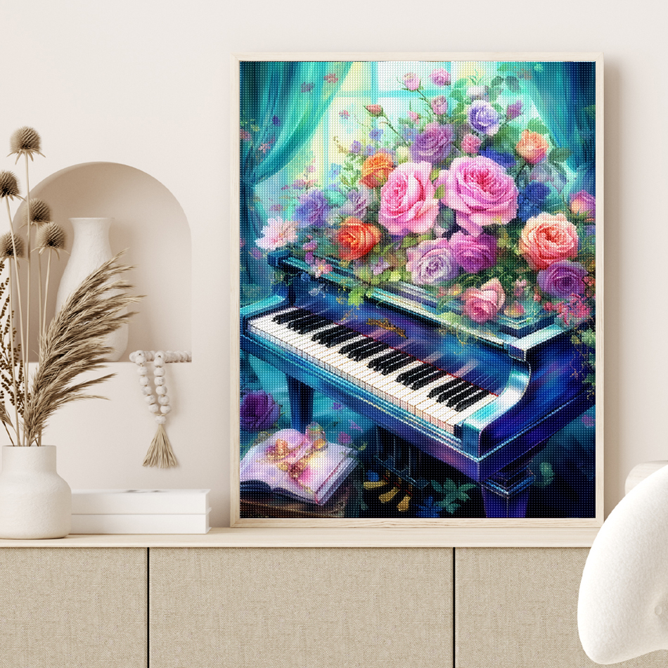 1pc frameless  Diamond Paintin - Resin Art Of Flowers incelemesi ve fiyatı