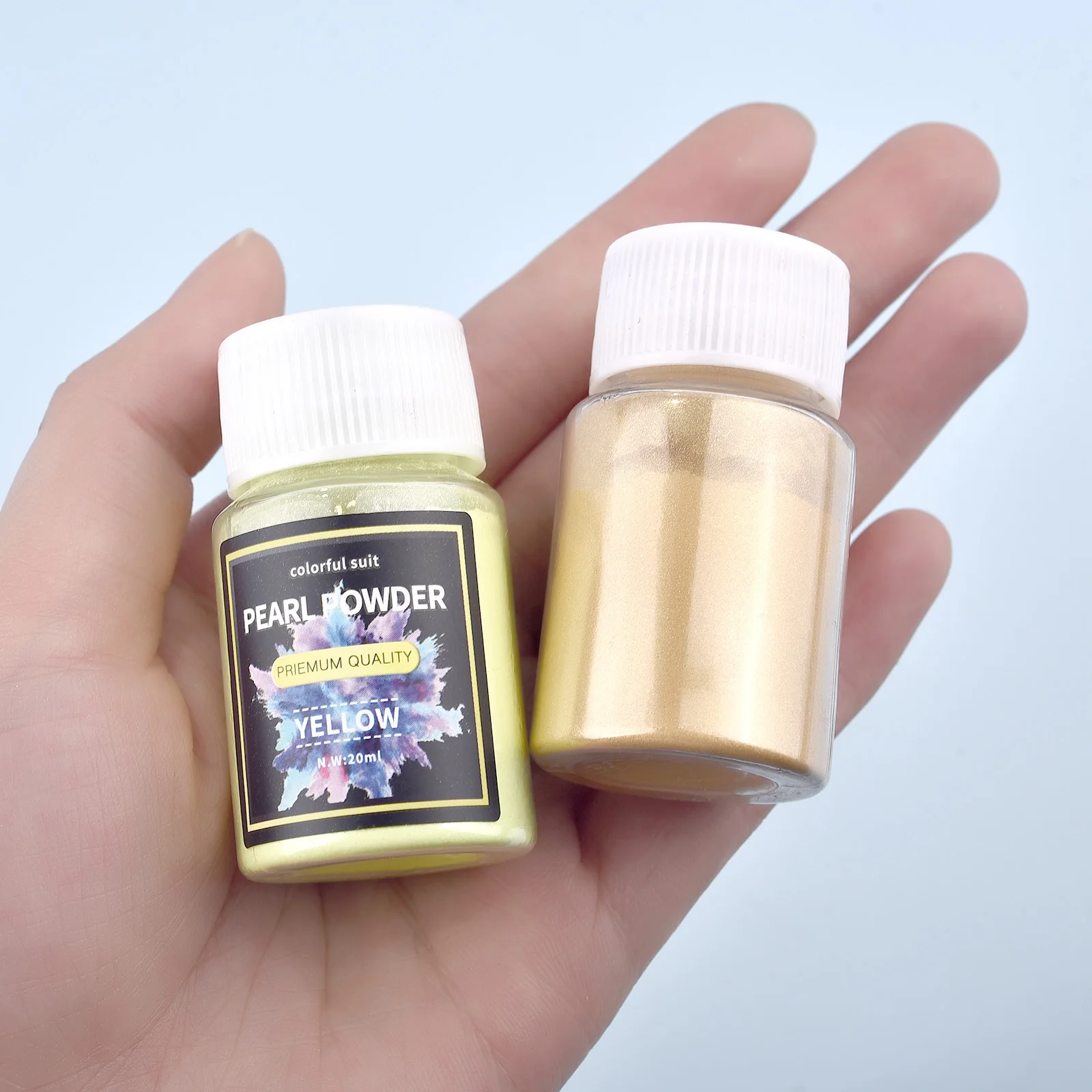 20ml Cosmetic Grade Pearlescen - Pearl Powder Resin incelemesi ve fiyatı