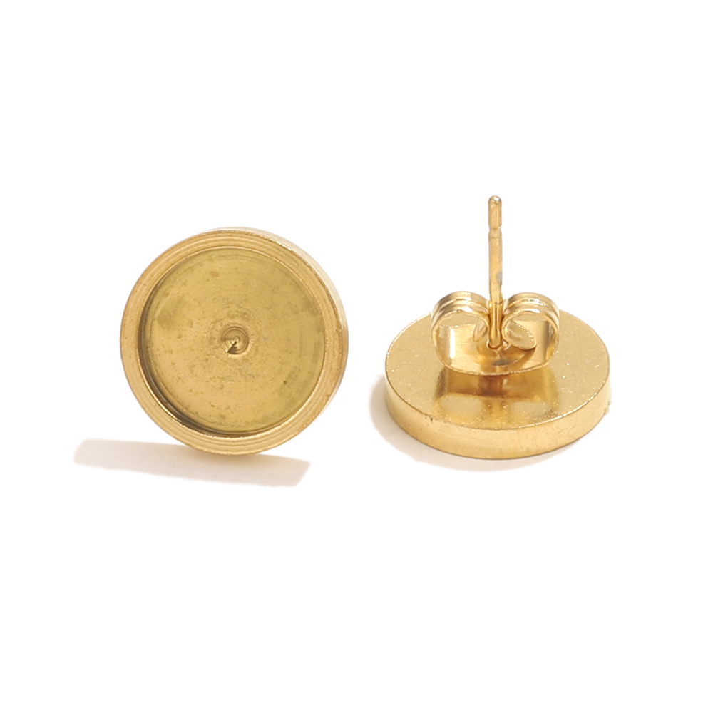 10pcs Stainless Steel Gold Ear - Resin Art Notes incelemesi ve fiyatı